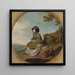 A Market Girl - Henry Walton — framed artwork on a wall