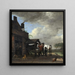 Een smederij - Paulus Potter — ingelijst kunstwerk aan de muur