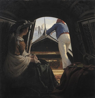 Une gondole - Julius Exner