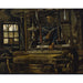 Reproductie van het schilderij Een wevershuis - Vincent van Gogh