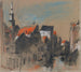 Een straat in Hamburg, Duitsland - Hercules Brabazon Brabazon — weergave van het kunstwerk