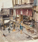 Een straat in Ikao in Japan III - Robert Frederick Blum — weergave van het kunstwerk