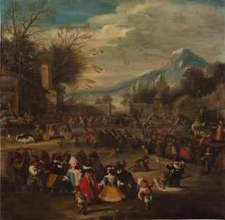 Une scène de carnaval - Faustino Bocchi