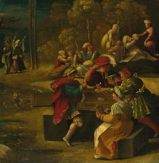 Une scène de l'Énéide de Virgile du frise d'Alfonso I d'Este dans le camerino d'albâtre - Dosso Dossi
