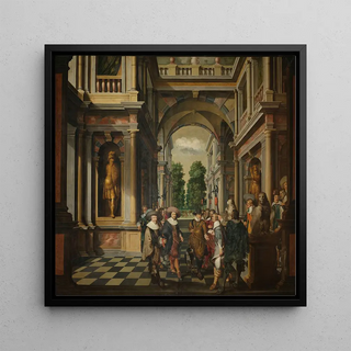 Une séquence décorative en sept parties : une galerie - Dirck Van Delen