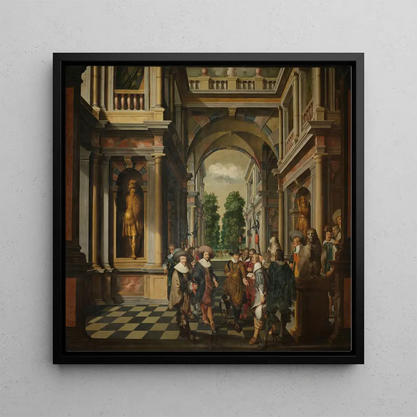 Une séquence décorative en sept parties : une galerie - Dirck Van Delen