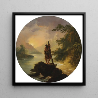 Une vue dans la baie sombre, Nouvelle-Zélande - William Hodges