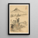 Landschapsschilderij - Uragami Shunkin — ingelijst kunstwerk aan de muur
