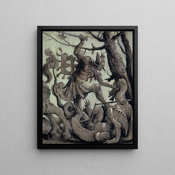 Urs Graf - Saint George Fighting the Dragon.webp