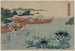 duikers van abalone voor de kust van Ise - Utagawa Kunisada Toyokuni III — weergave van het kunstwerk