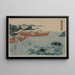 duikers van abalone voor de kust van Ise - Utagawa Kunisada Toyokuni III — ingelijst kunstwerk aan de muur