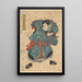 van acteur Ichimura Buzaemon in een ongedefinieerde rol - Utagawa Kunisada Toyokuni III | Schilderij — ingelijst kunstwerk aan de muur