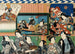 Acteurs die naar votieve beelden van zichzelf kijken - Utagawa Kunisada Toyokuni III — weergave van het kunstwerk