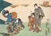 Huit vues figuratives Sugata Hakkei Pl2 - Utagawa Kunisada Toyokuni III — weergave van het kunstwerk