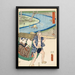Fujieda-schilderij - Utagawa Kunisada Toyokuni III — ingelijst kunstwerk aan de muur