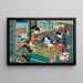 L'Heure du Serpent - Utagawa Kunisada Toyokuni III — ingelijst kunstwerk aan de muur