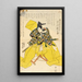 Actor Ichikawa Danjūrō in Kajiwara Genta Kageki - Utagawa Kunisada Toyokuni III — framed artwork on a wall