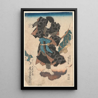 Utagawa Kunisada Toyokuni III - The Actor Onoe Tamizo in the Role of Tenjuku Tokubei.webp