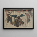 Nagoya Sanzaburô Fuwa Banzaemon Katsuragi - Utagawa Kuniyoshi — ingelijst kunstwerk aan de muur