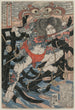 Rori Hakucho Chojun - Utagawa Kuniyoshi — weergave van het kunstwerk