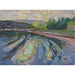 Reproduction of the painting Waves against the Shore - Edvard Munch