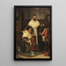 Moines musiciers - Valdemar Sichelkow — ingelijst kunstwerk aan de muur