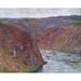 Reproductie van het schilderij Vallée de la Creuse (grijze dag) - Claude Monet