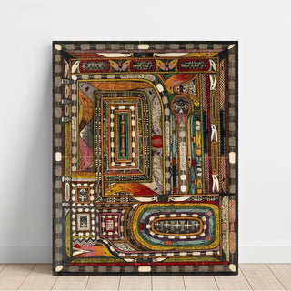 Vallée du Hasli, dans l'Oberland bernois- Adolf Wölfli | Reproduction Tableau Décoration murale affiche copie