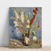 Reproductie van het schilderij van Chinese gladiolen en asters vaas - Vincent van Gogh