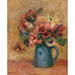 Reproductie van het schilderij Bloemenvaas - Pierre-Auguste Renoir