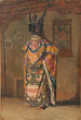a Buddhist lama during a festival at Pemionchi Monastery, Sikkim - Vasily Vereshchagin — artwork view
