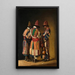 Dervishes in festive attire - Vasily Vereshchagin — framed artwork on a wall