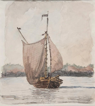 Vedlastad skuta sur le Vnern - Bror Jacob Adelborg