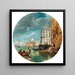 Venetië, La Giudecca - James Holland — ingelijst kunstwerk aan de muur