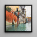 Venice Grand Canal - Vincenzo Caprile — framed artwork on a wall