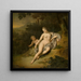 Venus met Cupido - Willem Van Mieris — ingelijst kunstwerk aan de muur