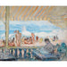 Reproductie van het schilderij Veranda op het strand van Cannes (ca. 1922) - Henri Lebasque
