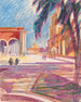 Plaza Nochistlán Mexico - Victor Alfred Lundy — weergave van het kunstwerk