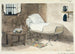 Een kamer van de Madelonnettes-gevangenis - Victor Borci — weergave van het kunstwerk