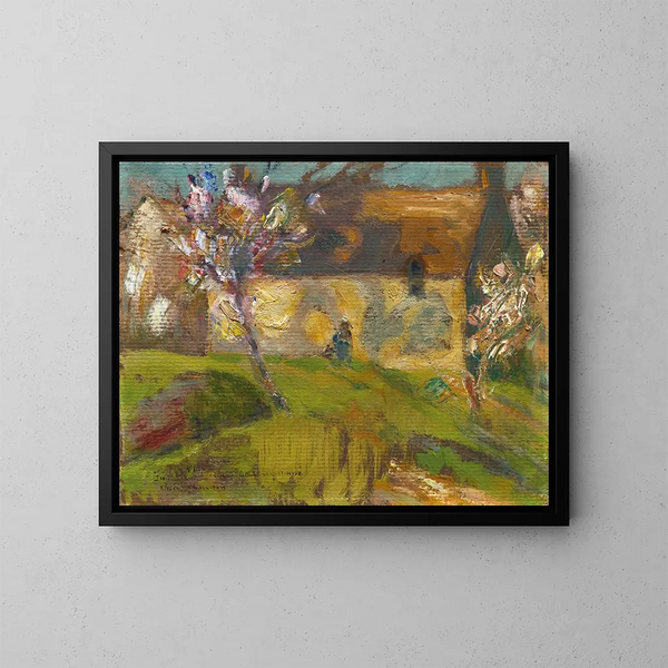 Landschapschilderij - Victor Charreton — ingelijst kunstwerk aan de muur