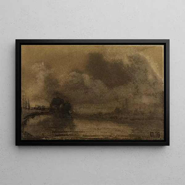 Victor Hugo - Bords dun lac ou dun fleuve.webp