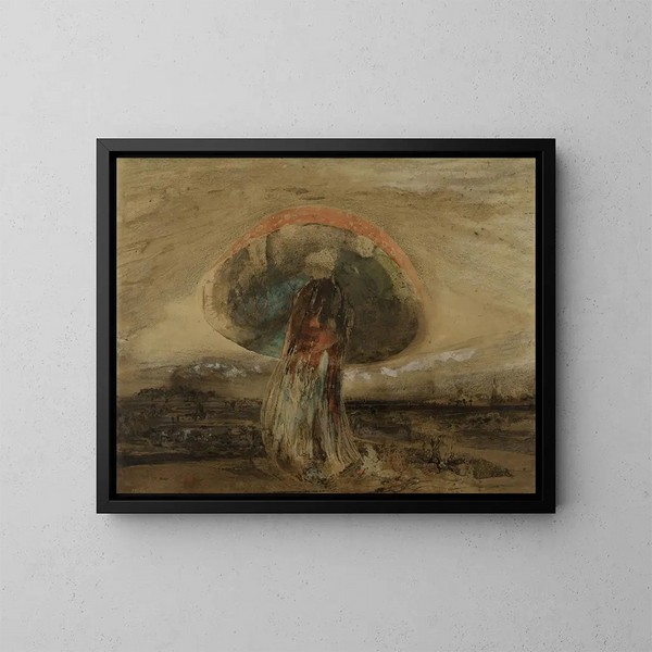 Champignon - Victor Hugo — ingelijst kunstwerk aan de muur