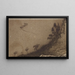 Château sur une colline - Victor Hugo — framed artwork on a wall