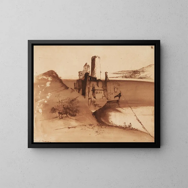 Brume de Furteneck - Victor Hugo — ingelijst kunstwerk aan de muur