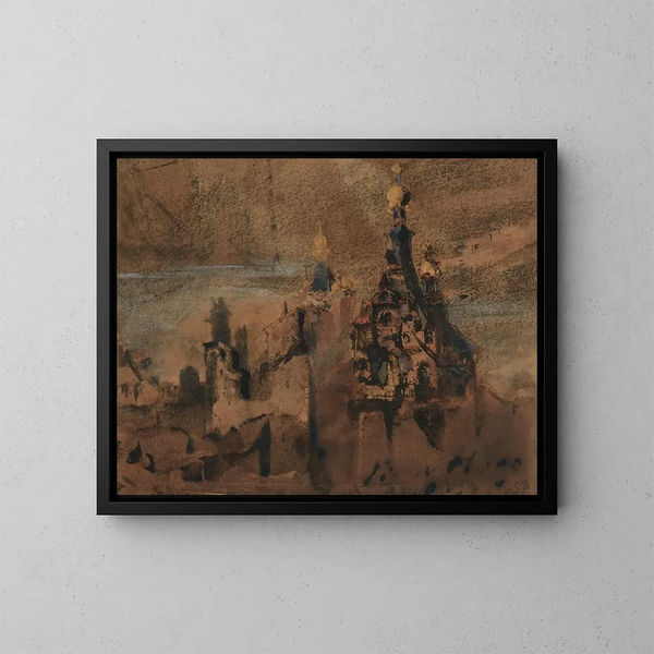 Souvenir d'Espagne - Victor Hugo — ingelijst kunstwerk aan de muur