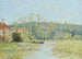 Een boot op de rivier - Viollet-le-Duc — weergave van het kunstwerk