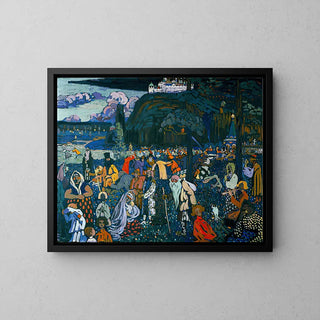 Buntes Leben - Wassily Kandinsky | Kunstdruck Gemälde Wanddekoration Poster Kopie
