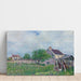Reproductie van het schilderij Oude Boerderij in Sablons - Alfred Sisley