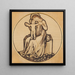 Maagd en Kind - Sir Edward Coley Burne-Jones — ingelijst kunstwerk aan de muur