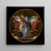 Maagd en kind met twee engelen - Sandro Botticelli — wandpresentatie van het kunstwerk